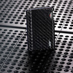 Real Carbon Fiber Cash & Card Slim Wallet // Black