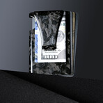 Forged Carbon Fiber Cash & Card Slim Wallet // Black