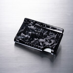 Forged Carbon Fiber Cash & Card Slim Wallet // Black