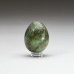 Genuine Polished Labradorite Egg With Acrylic Display Stand