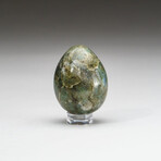 Genuine Polished Labradorite Egg With Acrylic Display Stand