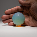 Genuine Polished Opalite Sphere With Acrylic Display Stand // 116g