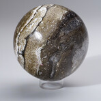 Genuine Polished Ocean Jasper Sphere With Acrylic Display Stand