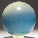 Genuine Polished Opalite Sphere With Acrylic Display Stand // 216g