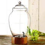 Madera Glass Beverage Dispenser // 3 GAL