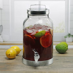 Silver Creek Beverage Dispenser with Gavanized Lid And Base 1.56 GAL