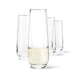 Ava Stemless Flutes // Set of 4 // 10.5oz