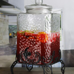 Homestead Beverage Dispenser + Metal Stand