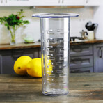 Bungalow Beverage Dispenser With Ice Insert, Fruit Infuser, And Galvanized Base // 2.4 GAL