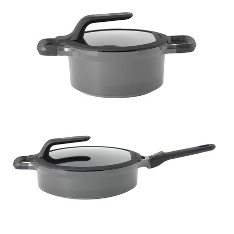 Gem // Stay Cool Non-Stick Cast Aluminum 4-Piece Cookware Set