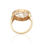 Estate // 14K Yellow Gold Diamond Ring // Ring Size: 6.75// Pre-owned