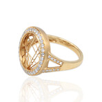 Estate // 14K Yellow Gold Diamond Ring // Ring Size: 6.75// Pre-owned