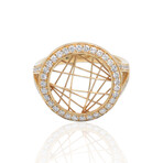 Estate // 14K Yellow Gold Diamond Ring // Ring Size: 6.75// Pre-owned