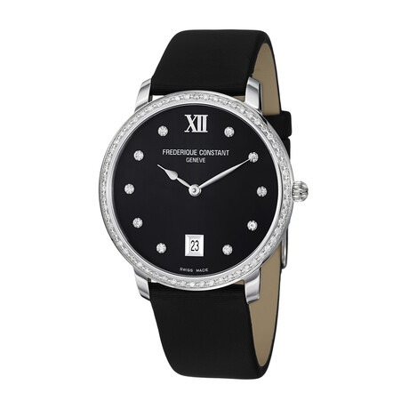 Frederique Constant Ladies Slim Line Quartz // FC220B4SD36