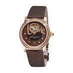 Frederique Constant Ladies Brown Love Heartbeat Automatic // FC310CLHB2P4