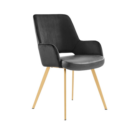 Desi Armchair // Black