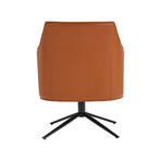 Signa Lounge Chair // Cognac + Black