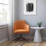 Signa Lounge Chair // Cognac + Black