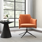 Signa Lounge Chair // Cognac + Black