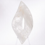 Handcraft White Quartz Sculpture+ Custom Acrylic Base