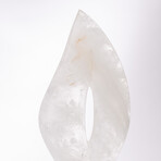 Handcraft White Quartz Sculpture+ Custom Acrylic Base