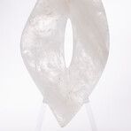Handcraft White Quartz Sculpture+ Custom Acrylic Base