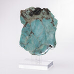 Amazonite Specimen + Custom Acrylic Base