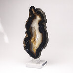 Brazilian Agate Slab + Custom Acrylic Stand