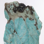 Amazonite Specimen + Custom Acrylic Base