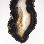 Brazilian Agate Slab + Custom Acrylic Stand