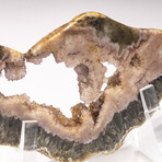 Large Brazilian Agate Slab + Custom Acrylic Stand V2