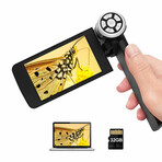Portable Pocket Microscope + 4" LCD