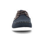 Akademiks Men's Marina Boat Shoes // Navy (8 M)