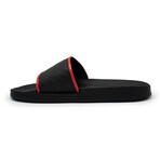 Akademiks Men's Side Stripe Slides // Red (8 M)
