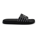 Akademiks Men's Side Stripe Slides // Gray (8 M)