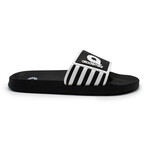 Akademiks Men's Side Stripe Slides // White (8 M)