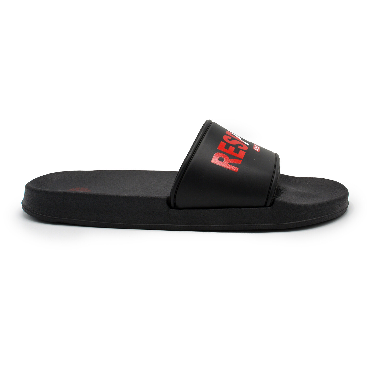 Akademiks Men s Respect Slides Black Red 12 M Akademiks