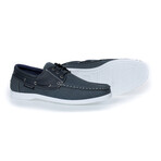 Akademiks Men's Marina 2.0 Boat Shoes // Navy (8 M)