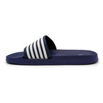 Akademiks Men's Stripe Slides // Navy (8 M)
