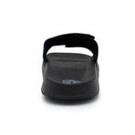 Akademiks Men's Velcro Strap Slides // Navy (8 M)