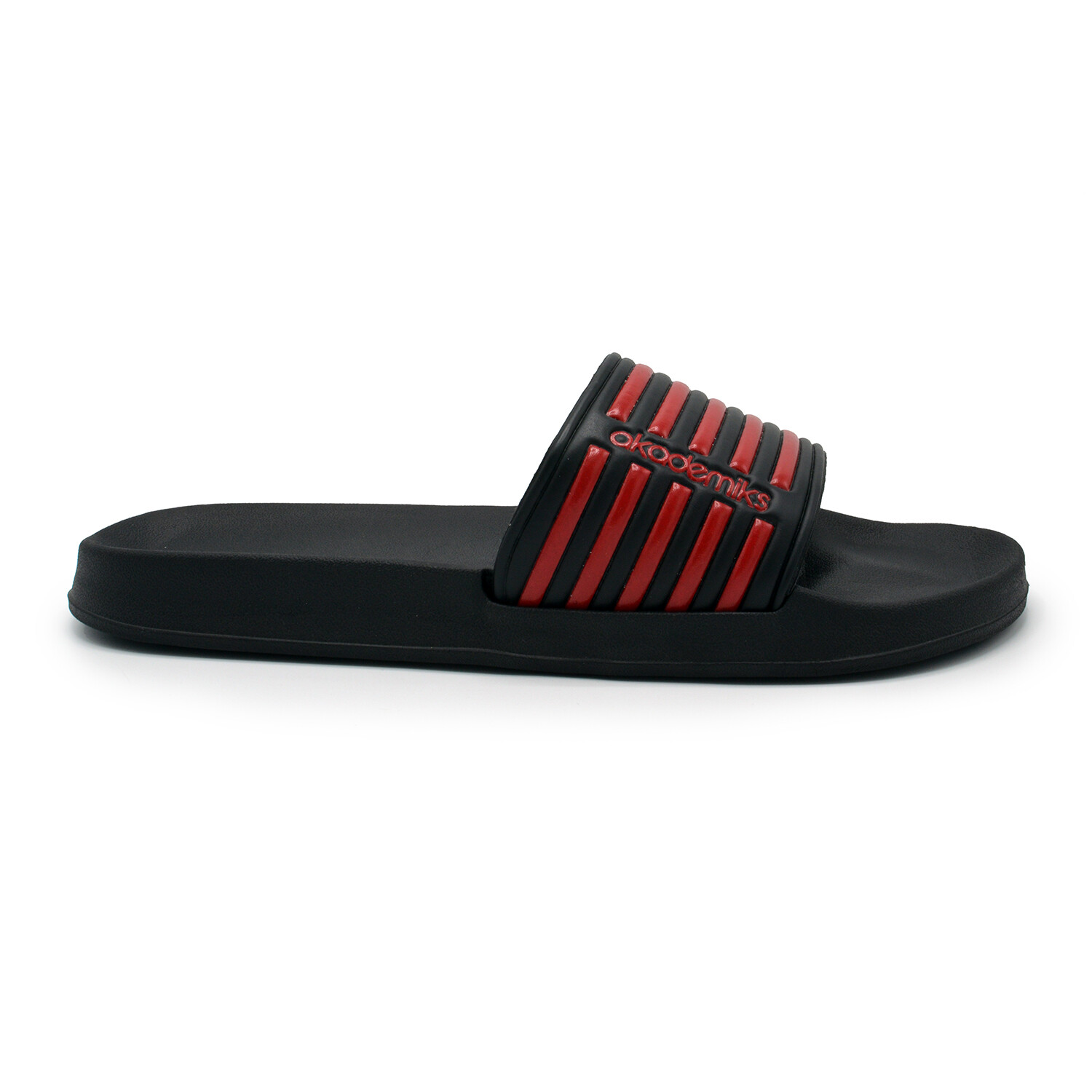 Akademiks Men s Flip 1.0 Slides Red 8 M Akademiks Footwear