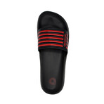 Akademiks Men's Flip 1.0 Slides // Red (11 M)