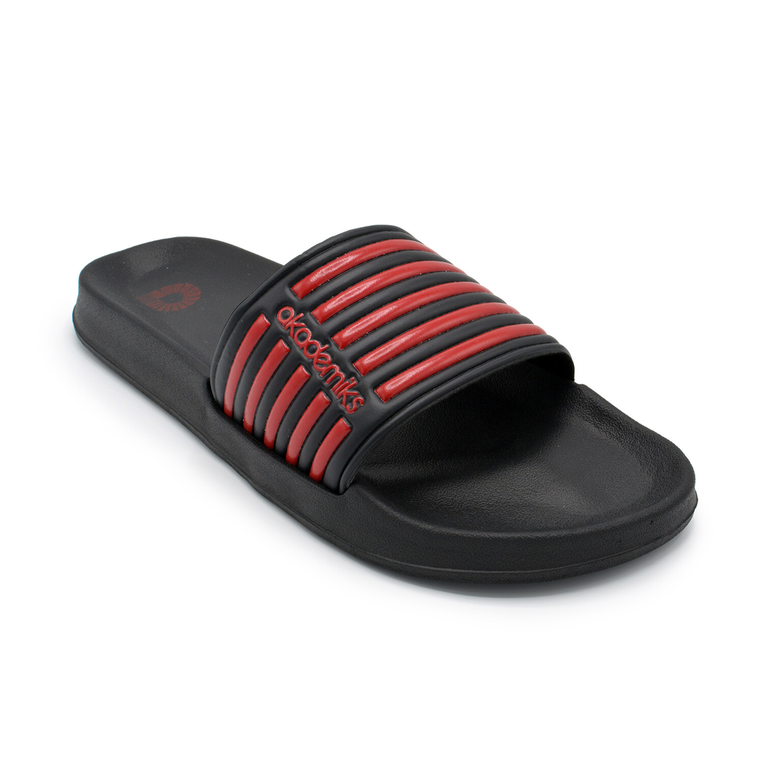 Akademiks Men s Flip 1.0 Slides Red 8 M Akademiks Footwear