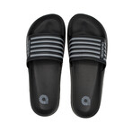 Akademiks Men's Flip 1.0 Slides // Gray (8 M)