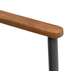 Skog Armchair // Black + Taupe + Anthracite // Set of 2