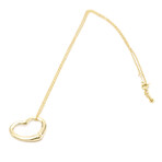 Tiffany & Co. // 18k Yellow Gold Open Heart Necklace // 16" // Pre-Owned