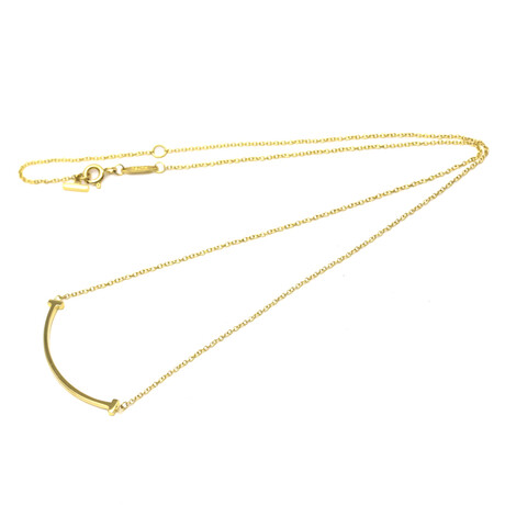 Tiffany & Co. // 18k Yellow Gold Smile Necklace // 15.74"-17.71" // Pre-Owned