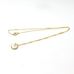 Cartier // 18k Yellow Gold + Diamond Amulette Necklace // 16" // Pre-Owned