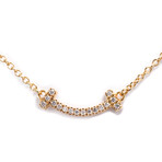 Tiffany & Co. // 18k Rose Gold Smile Necklace // 15.94"-18" // Pre-Owned
