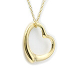 Tiffany & Co. // 18k Yellow Gold Open Heart Necklace // 16" // Pre-Owned